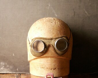 Vintage Driving Goggles with mesh side protectors - Great Guy Gift!
