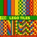 Lego digital paper pack - printable Clip art - Instant download - lego papers for scrapbook