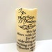 Led lights - In loving memory candle flameless candle - Heaven - pillar candle - wedding candle led light Memory light - Keepsake