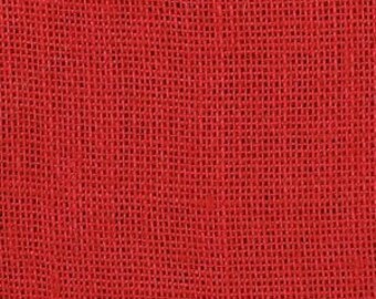 48" Inch Red Burlap - By The Yard