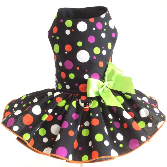 Items similar to Color Mix Polkadot Dog Dress on Etsy