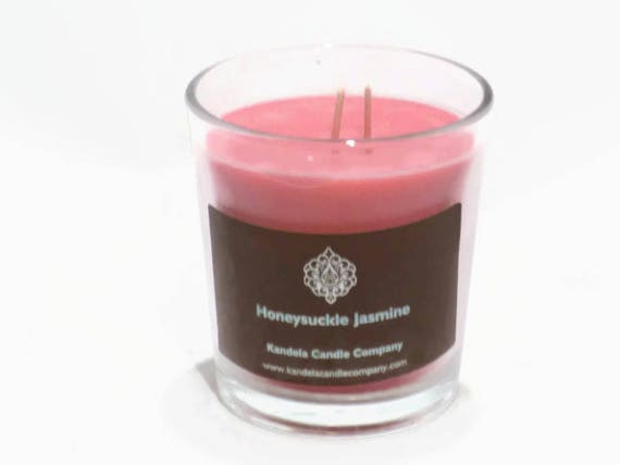 New! Honeysuckle Jasmine Scented Candle in Classic Tumbler