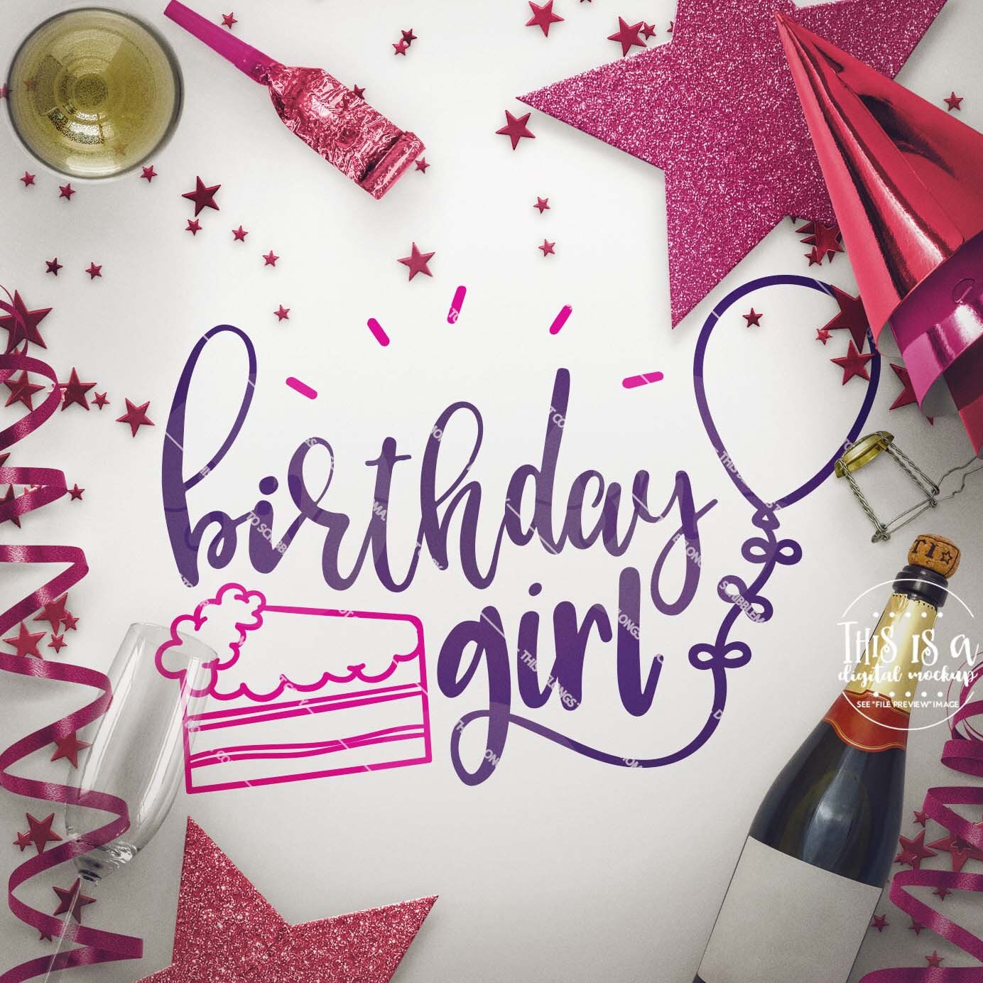 Download Birthday Cricut svg Birthday Girl svg Happy Birthday svg