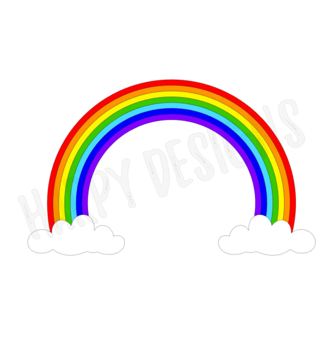 Rainbow SVG Rainbow Cut File DXF Eps Png Svg Files Htv