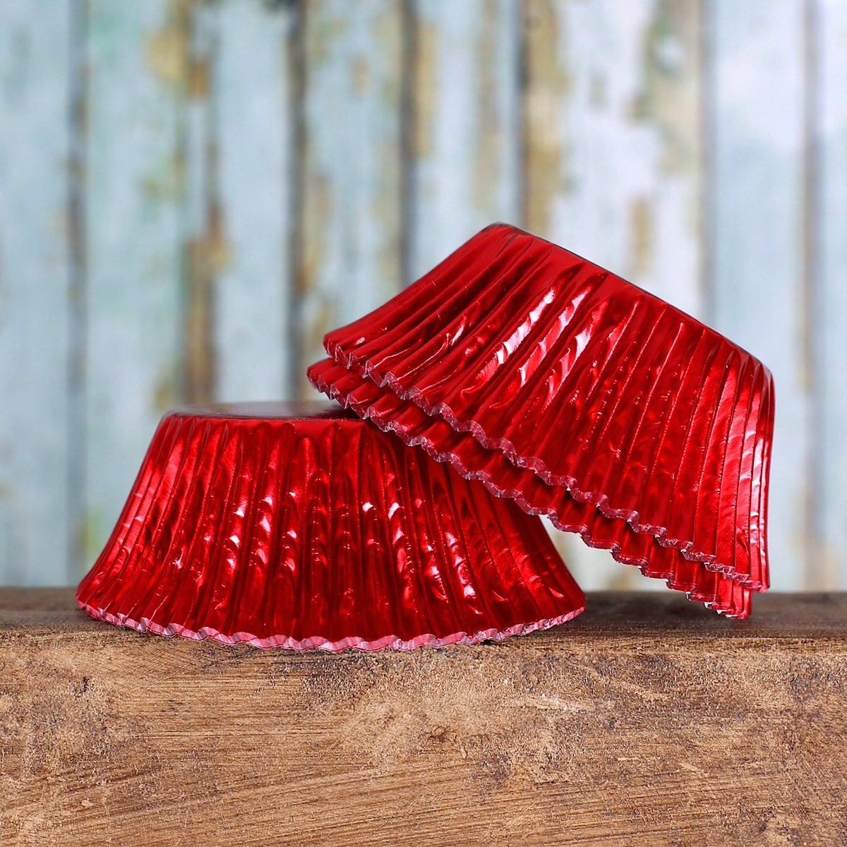 Red Foil Cupcake Liners Red Foil Wedding Cupcake Liners Foil