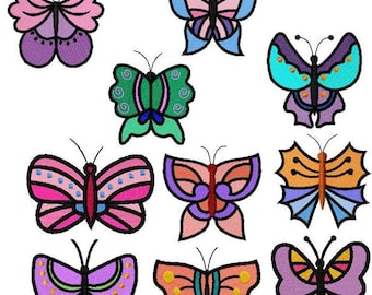 Stained Glass Butterflies
