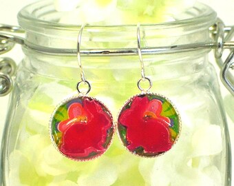 Pink Bunny Earrings Bunny Blossoms - Pet Bunny Rabbit - Gift for Her - Cute Bunny Jewelry - Nature Jewelry - Rabbit Earrings -Animal Jewelry