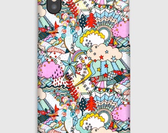 Case for iPhone X 8, 8 +, 7, 7 +, 6s, 6, 6s +, 6, 5 c, 5, 5s 5SE, 4s, 4 Liberty LAND OF DREAMS B