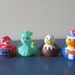 Patriotic Rubber Ducks - Uncle Sam, American Bald Eagle, Statue of Liberty - 4th of July celebrations - approx. 2 1/2"