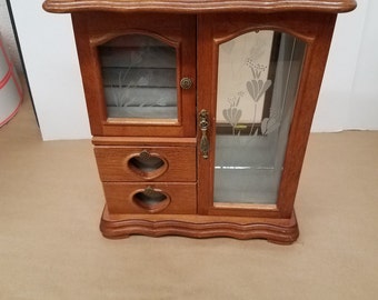 Vintage Jewelry Box/Cabinet