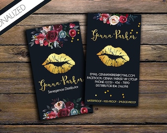 LipSense Business Cards - SeneGence International - LipSense - Distributor - Lipsense