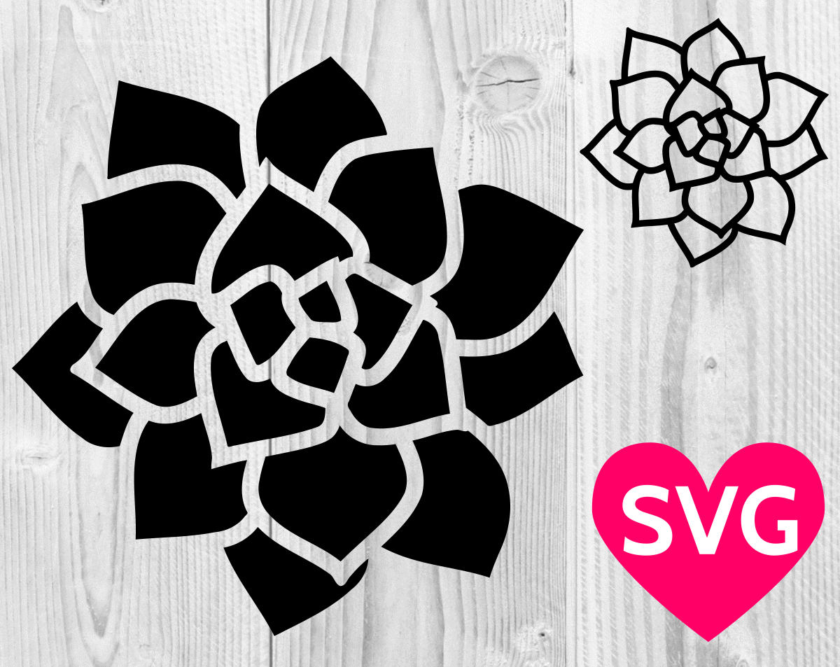 Download Succulent SVG file, Succulent Clipart, Succulent DXF ...