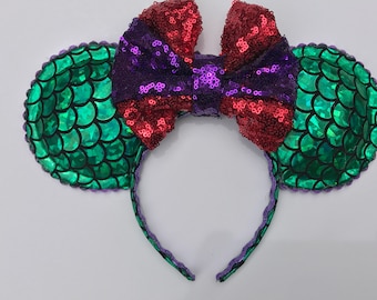 Mermaid Inspired Mouse Ears