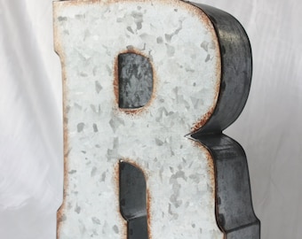 Metal letter h Metal letter h