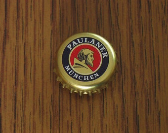 NEW 1 pc Paulaner Gold Beer Cap Button Cover