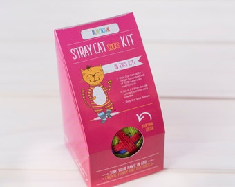 Stray Cat Sock Kit - CREATE IT YOURSELF