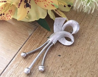 VINTAGE SPHINX - loop ribbon bow brooch