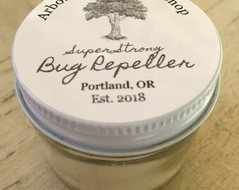 Introductory Price! The Super Strong Bug Repeller Essential Oil Soy Mini Candle. 100% soy wax, pure essential oil blend, 2 oz jar w/ lid.