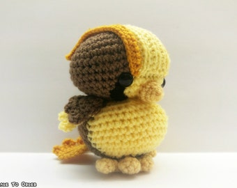 Crochet Pidgeot Inspired Chibi Pokemon