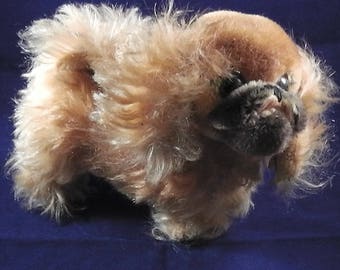 Vintage/ Antique Steiff dog Pekinese ,Germany,ca. 1960