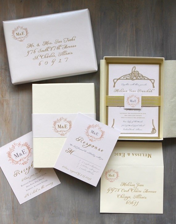 Elegant Boxed Wedding Invitations 9