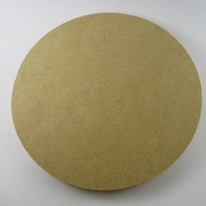 20" MDF Circle Wood Round Mosaic Base 1/2" Thick