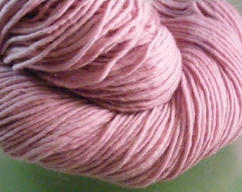 SALE... Was 8.50... Now 6.00...FIRST BLUSH...handspun, handpainted wool yarn...4oz...187yd