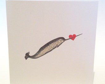 Thanks buddy narwhal thank you card
