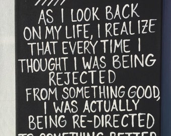 As I look back on my life painting