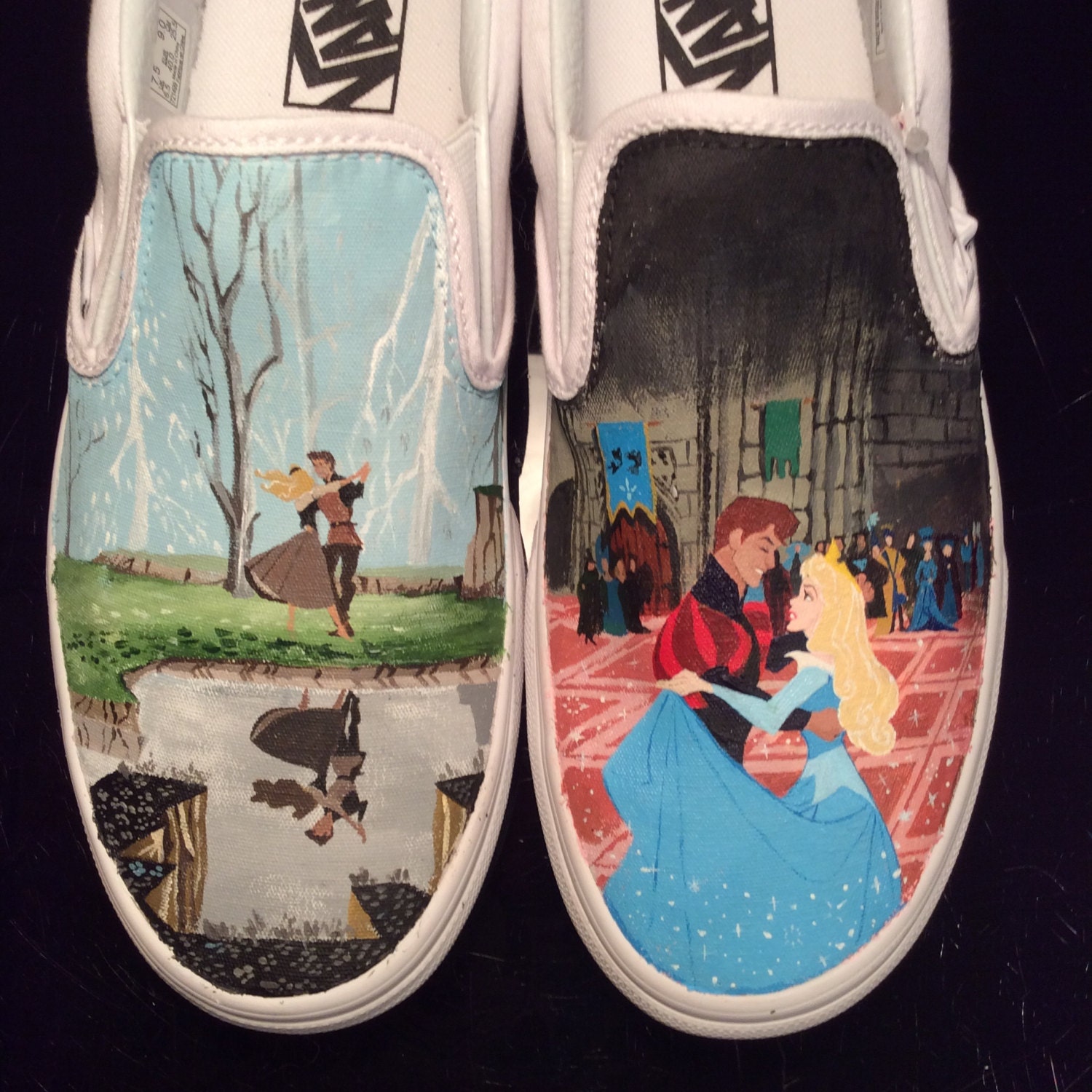 Sleeping Beauty Inspired VANS