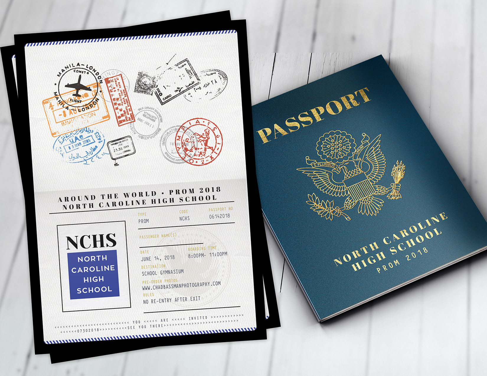 invite, prom Invitation Passport invitation graduation