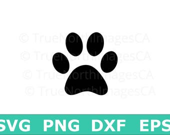 Paw SVG / Paw Print SVG / Paw Print Clipart / Paw Print Clip art / Paw Print Vector / Dog SVG / Animal svg / Files for Cricut / Silhouette
