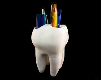 Tooth pen holder | Dentist gift | Molar | Fun gift | toothbrush holder | Tooth fairy | Desk organizer | Tooth pencil holder