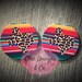 Serape Cheetah Texas Car Coasters Car Decor Truck Decor Southern Decor Car Decorations Texas State Southwest Decor Cheetah/Serape Car Decor