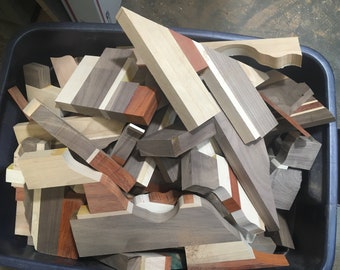 Bulk scrap pieces of wood for crafts, art projects, woodworking. All random shapes and sizes.