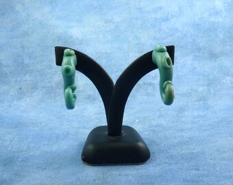 Tropical Tentacle Earrings - Handmade Polymer Clay Jewelry