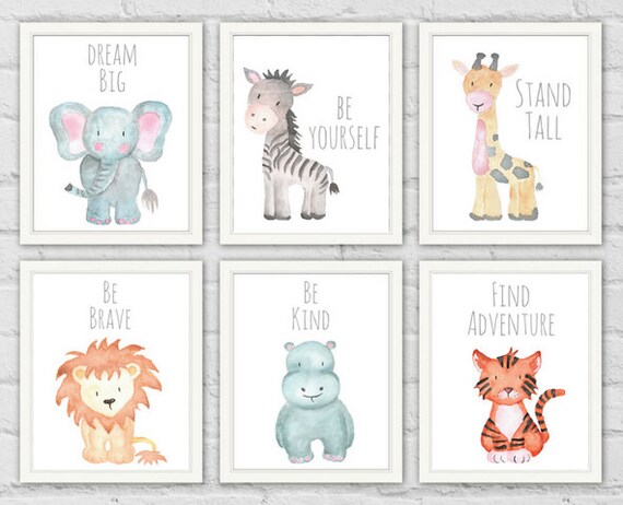 Safari Animal Prints Safari Animals Baby Shower Gifts