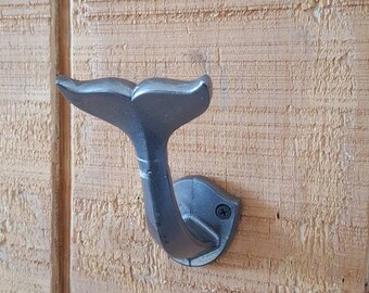 Whale Tail Hook, Whale Tail Nautical Hook, Nautical Hook, Nautical Towel Hook, Nautical Beach Nursery Decor, Nautical Decor, Beach Decor