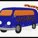 Gus Bus Fill Stitch Embroidery Design