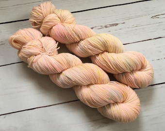 OOAK Hand Dyed Superwash BFL/ Nylon Sock Yarn
