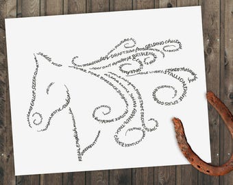 Giddy-Up! - A Limited Edition Print of a Hand-Lettered Image