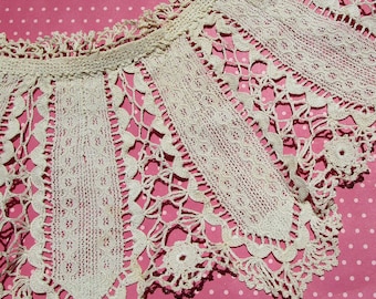 Antique Lace Vintage Lace Mixed Lace Collar Gorgeous Unique
