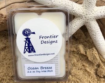 Ocean Breeze 2.6 oz Soy wax Melt