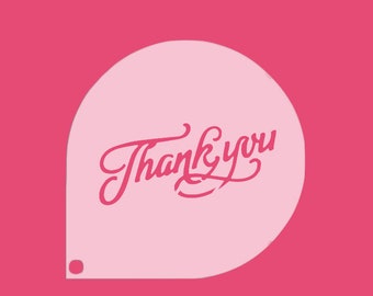 Thank You Stencil -DIY Stencil - Multipurpose Stencil - Reusable Stencil - Create Your Own Stencil - Custom Stencil