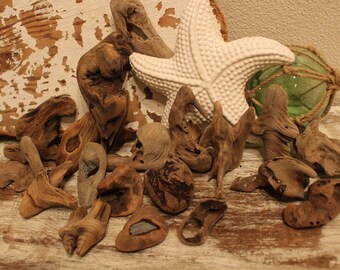 20 pieces of artistic driftwood from the Pacific Northwest true Northern California Artsy Beach Decor