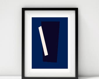 Untitled(Blue) - Archival Quality Giclee Print A4/ A3
