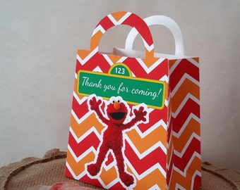 Elmo Birthday Party Set of 12, Elmo Birthday Party Favors, Elmo Inspired Decor.Elmo Celebration. 1st Birthday Party.