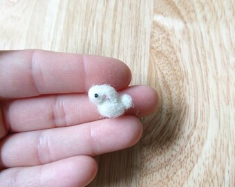 Tiny needle felted bunny.