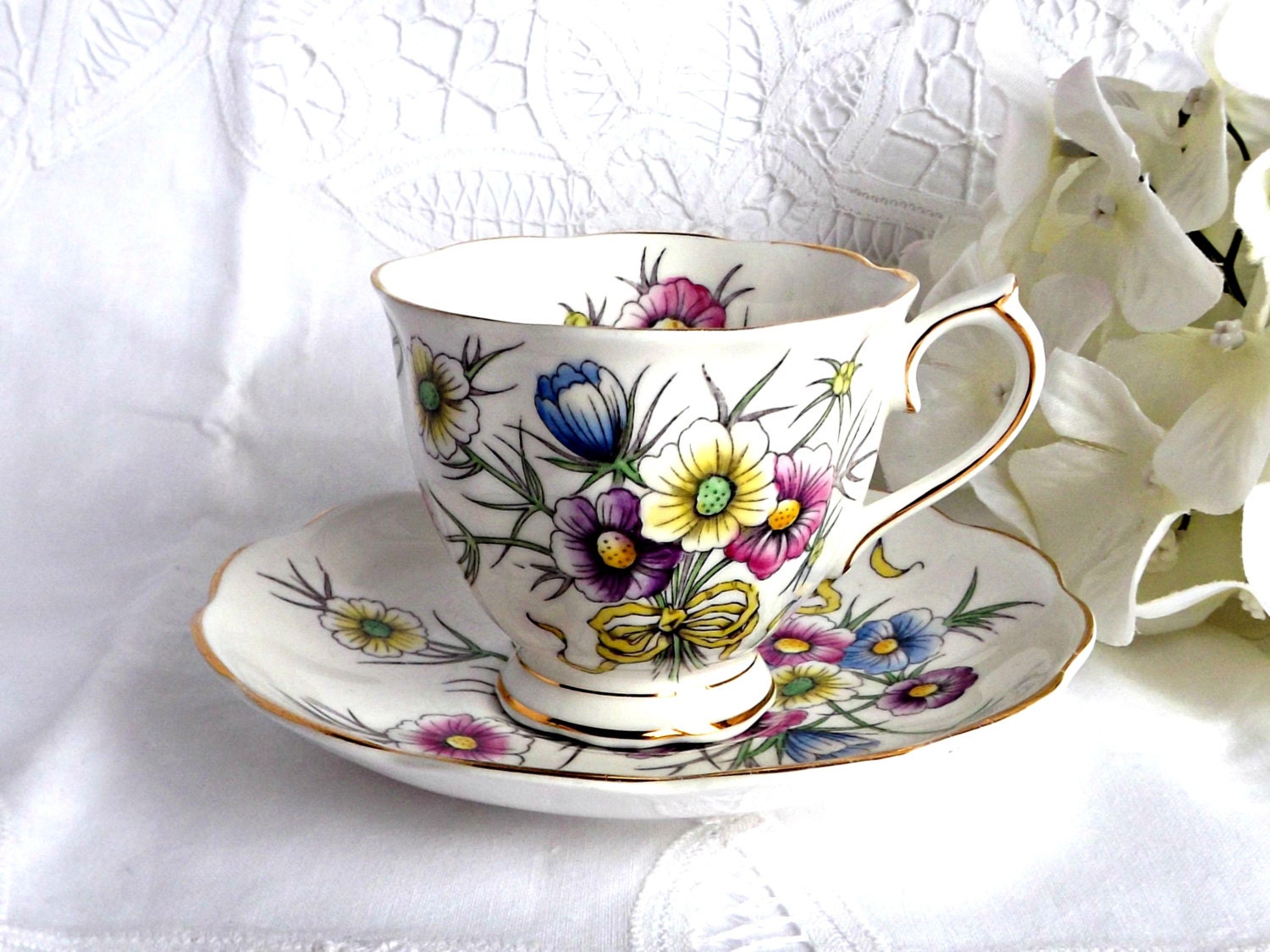 Royal Albert Flower of the Month Series Cosmos Hand Painted
