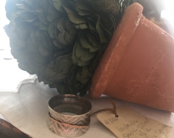 Sterling Silver Chevron Spinner Ring